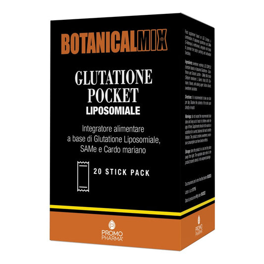 Botanicalmix Glutatione Pocket Liposomiale 20 Stick da 2 gr